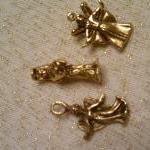 Gorgeous Antique Gold Angel..