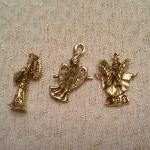 Gorgeous Antique Gold Angel..
