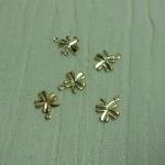 Gold 4 Leaf Clover Shamrock..