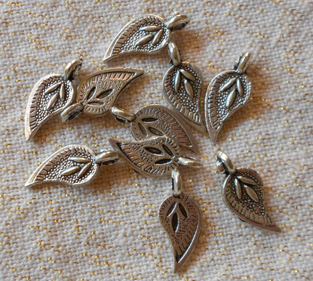 Paisley or Fancy Leaf Charms