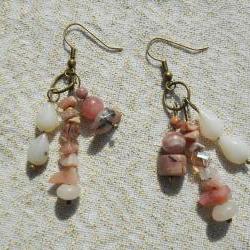 Pink Gemstone Earrings