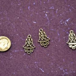 Six Hamsa Charms Symbol of Protection