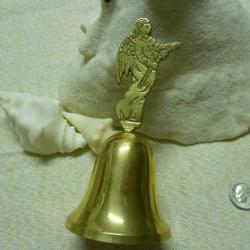 Brass Brass Angel Bell to Decorate